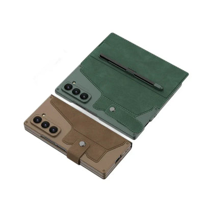 ZFold6 Faltbare Handyhülle, Flip-Lederhülle - Shopteufel