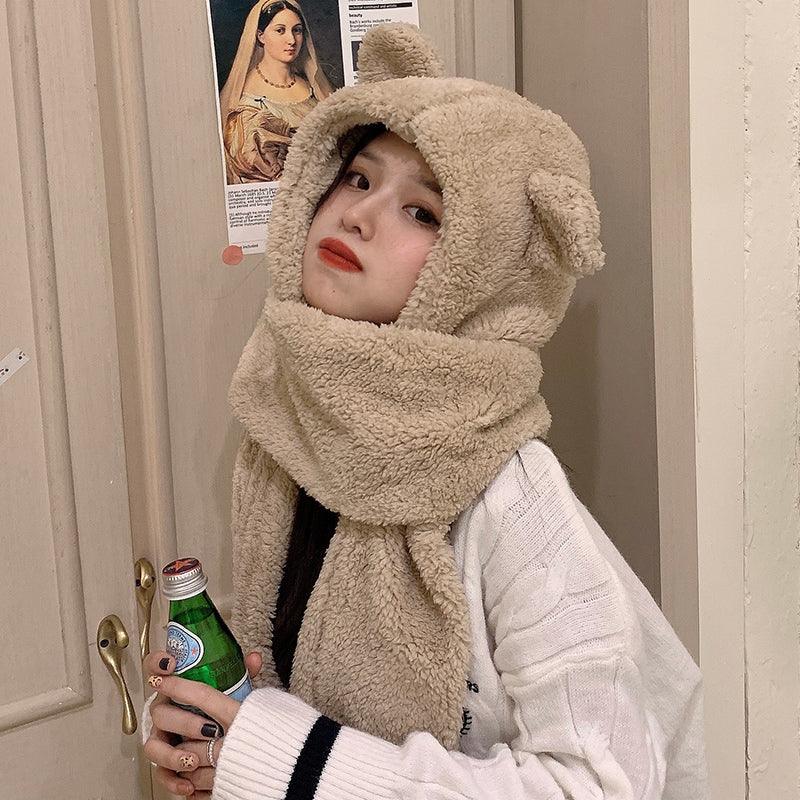 Niedlicher Winterplüschschal für Herbst und Winter - Shopteufel