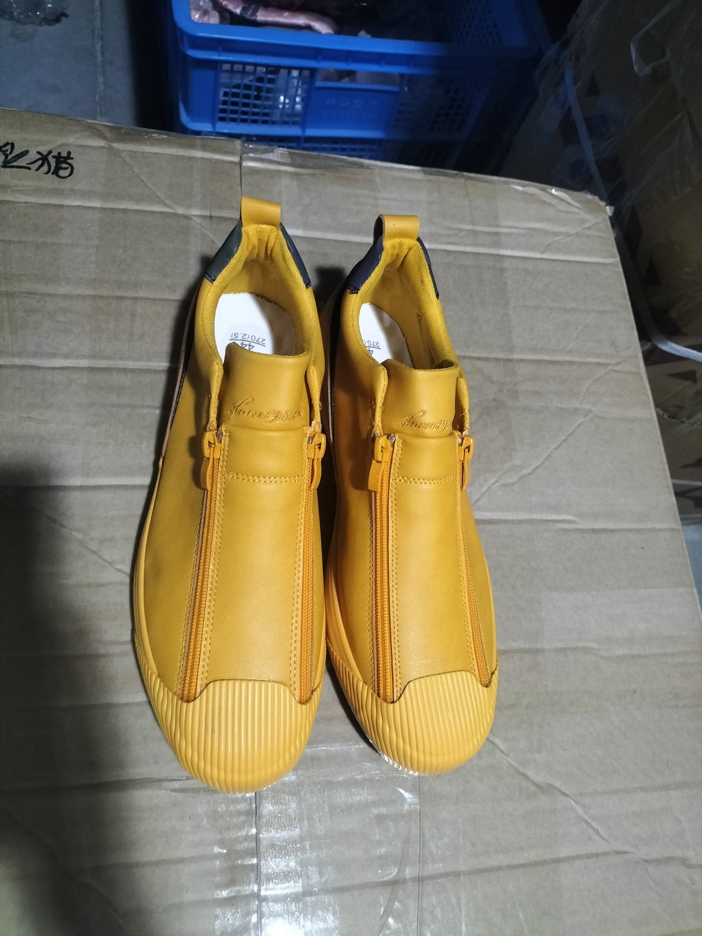 Freizeitschuhe für Herren mit doppeltem Reißverschluss - Shopteufel