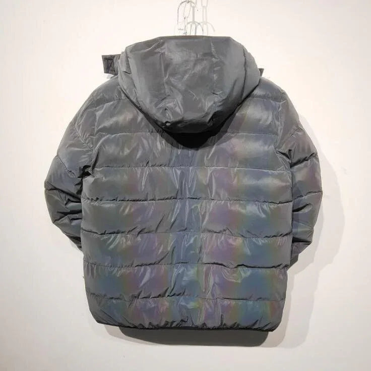 Winterjacke mit Regenbogenreflexion - Shopteufel