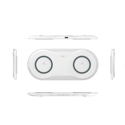 Kabelloses Ladegerät für zwei Mobiltelefone - Shopteufel