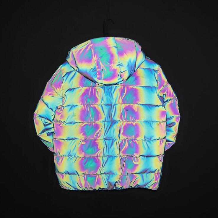 Winterjacke mit Regenbogenreflexion - Shopteufel
