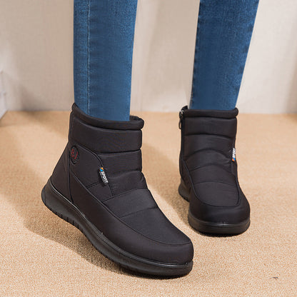 Damen-Ankle-Boots, rutschfeste, wasserdichte Schneestiefel