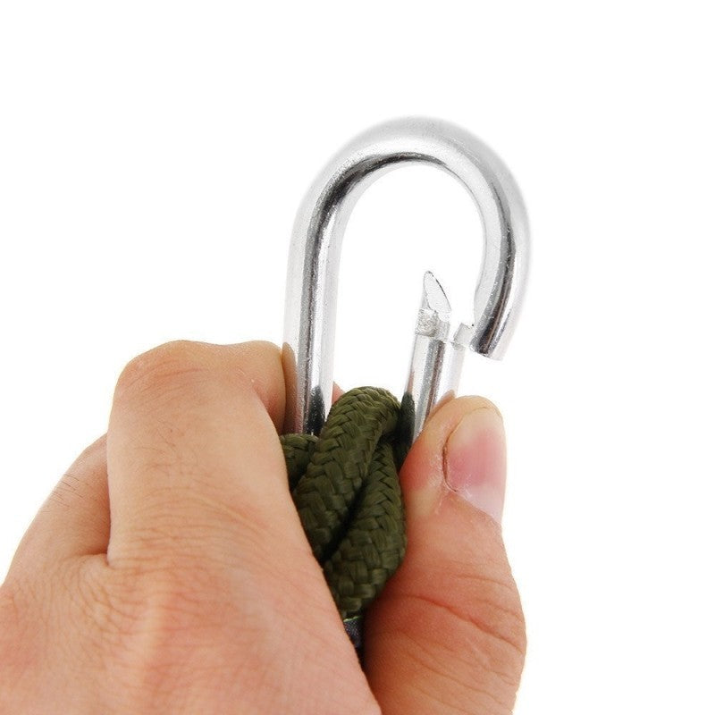 Rucksackhängematte – Tragbare Doppelhängematte aus Nylon-Fallschirmmaterial für den Außenbereich - Shopteufel