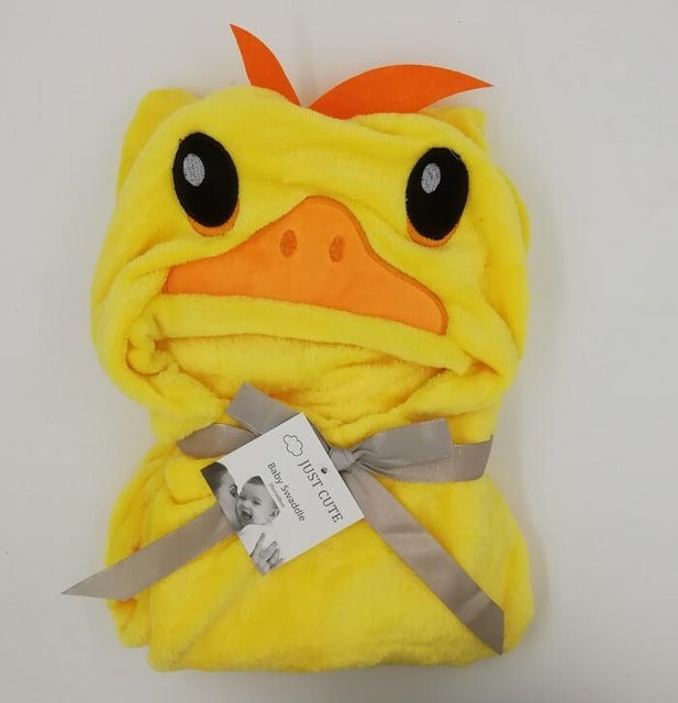 Babyfleece-Badetuch, Kapuzenhandtuch, Bademantel - Shopteufel