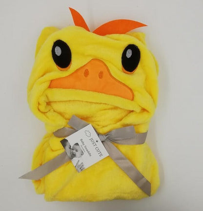 Babyfleece-Badetuch, Kapuzenhandtuch, Bademantel - Shopteufel