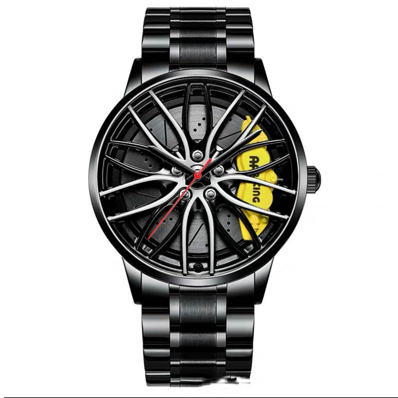 Automatic Movement Watch Waterproof Wheel Style Non-mechanical Watch - Shopteufel