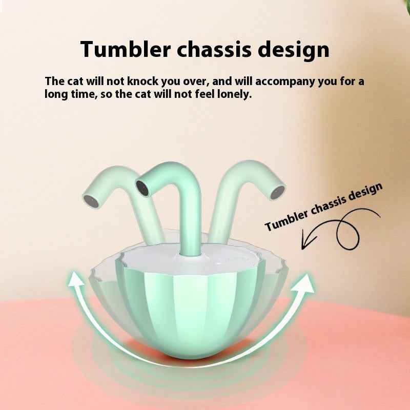 Cat Umbrella Laser Toy Interactive Kitten Automatic Pet Toy Smart Game Active For Pets Electric Intelligent USB Charging - Shopteufel