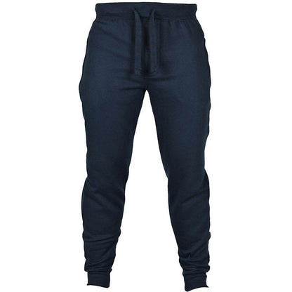 Herren-Freizeithose aus Fleece, einfarbig, mit Kordelzug - Shopteufel
