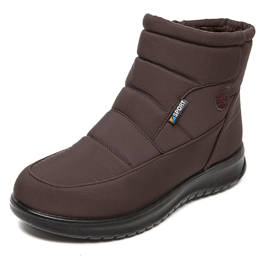 Damen-Ankle-Boots, rutschfeste, wasserdichte Schneestiefel