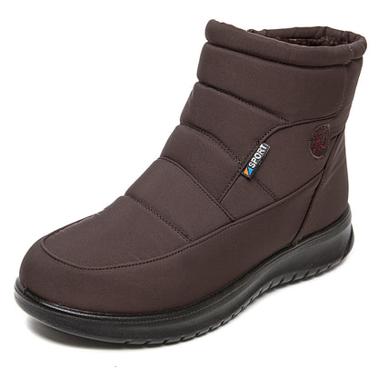 Damen-Ankle-Boots, rutschfeste, wasserdichte Schneestiefel