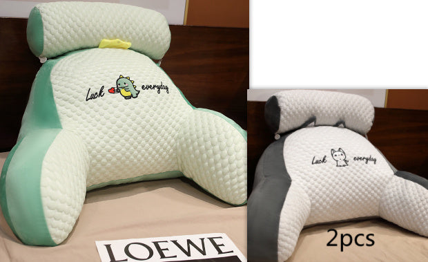 Sofakissen, flauschiges Mittagskissen, dreieckiges Lesekissen - Shopteufel