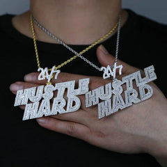 Hip-Hop-Halskette mit Buchstabenanhänger