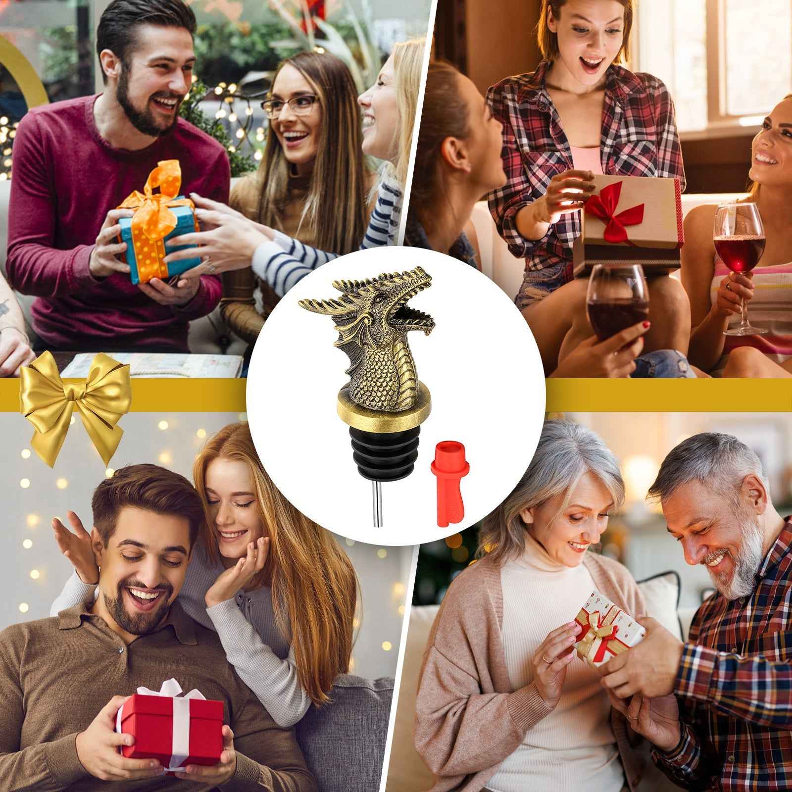 Drachen Weinverschluss-Spender - Shopteufel