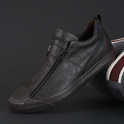 Freizeitschuhe für Herren mit doppeltem Reißverschluss - Shopteufel