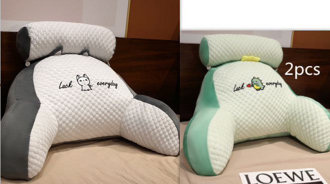 Sofakissen, flauschiges Mittagskissen, dreieckiges Lesekissen - Shopteufel