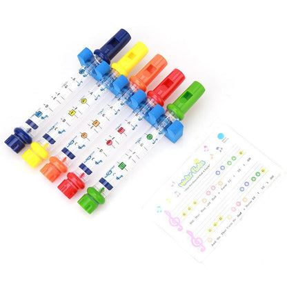 5-teiliges Set mit Wasserflöten für Kinder zum Baden und Duschen – Musikalisches Spielzeug für Jungen und Mädchen - Shopteufel