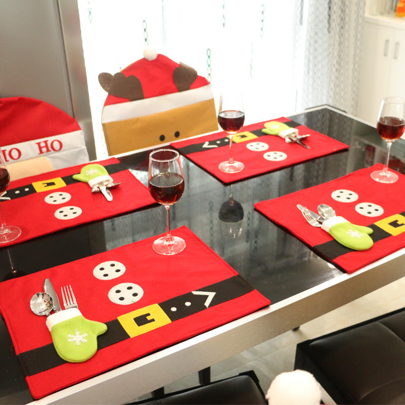 Tischset mit Weihnachtsdekoration - Shopteufel
