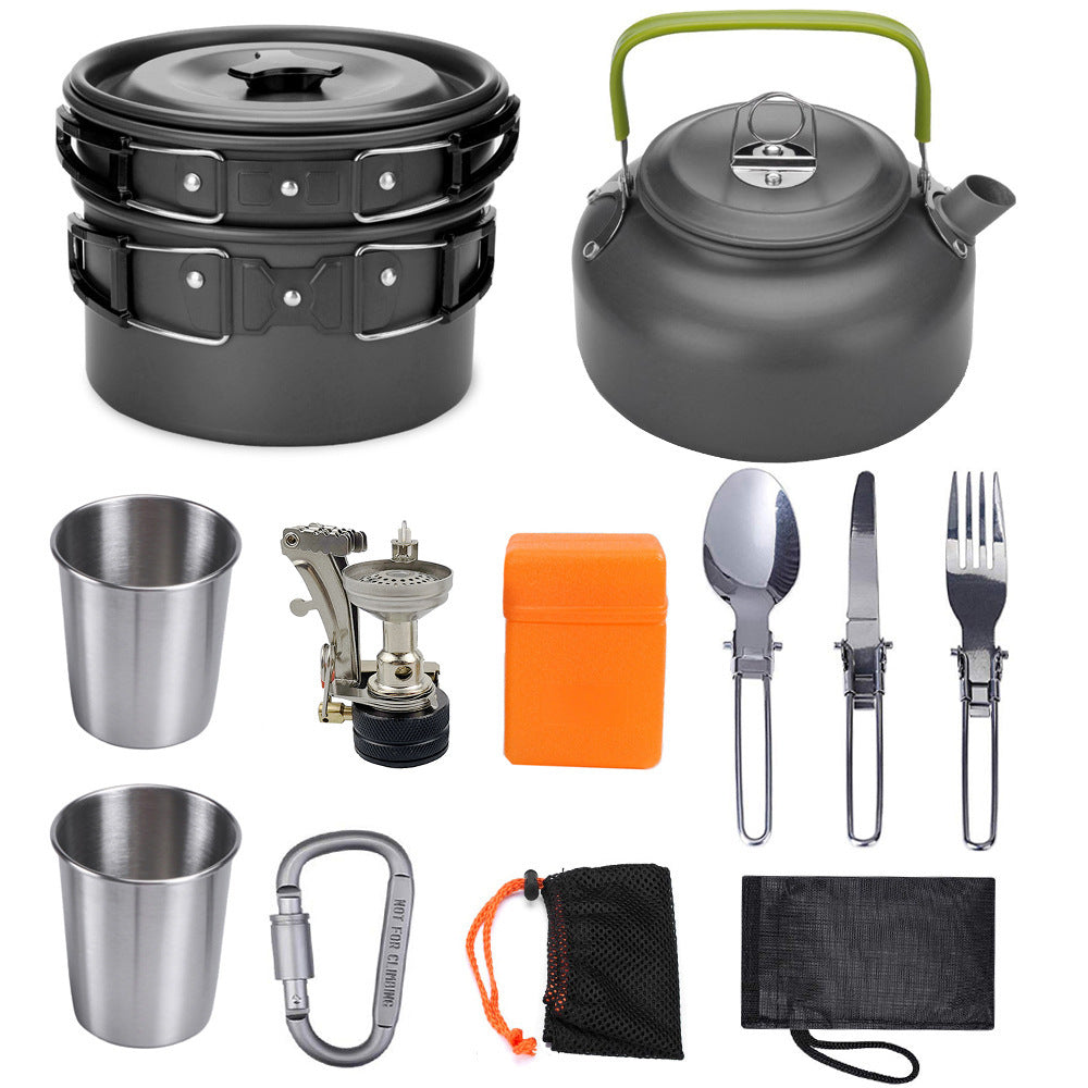 Camping-Kochgeschirr-Set, Outdoor-Kochset - Shopteufel