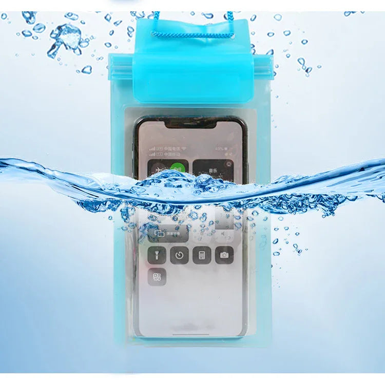 Transparente, wasserdichte Handytasche, verschließbare Tauchertasche - Shopteufel