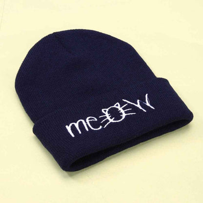 MEOW Damen Hip-Hop-Mütze, Strickmütze - Shopteufel