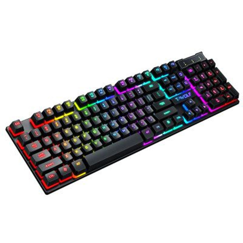 Gaming USB Leuchtende Kabelgebundene Tastatur - Shopteufel