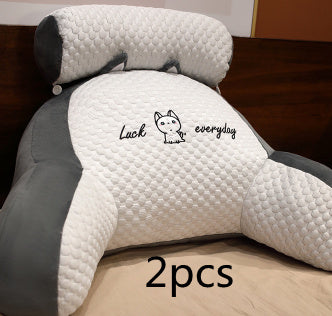 Sofakissen, flauschiges Mittagskissen, dreieckiges Lesekissen - Shopteufel