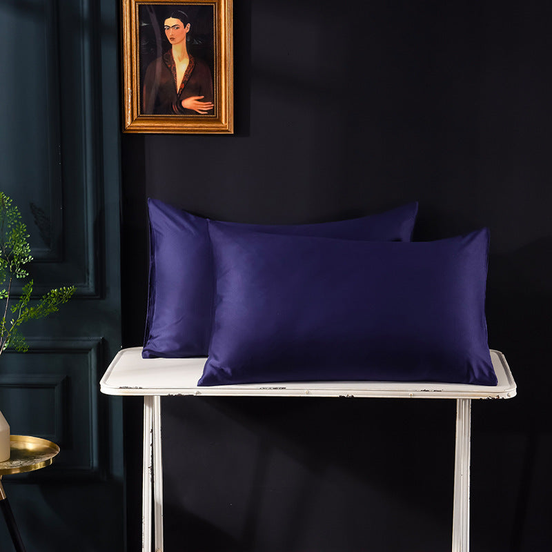 Kissenbezug aus mehrfarbigem Seidensatin mit Reißverschluss - Shopteufel