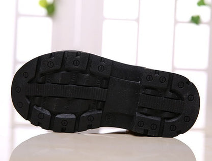 Winter Children Shoes PU Leather Waterproof Martin Boots Kids Snow Boots - Shopteufel