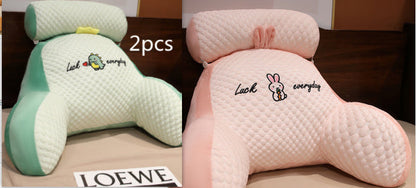 Sofakissen, flauschiges Mittagskissen, dreieckiges Lesekissen - Shopteufel