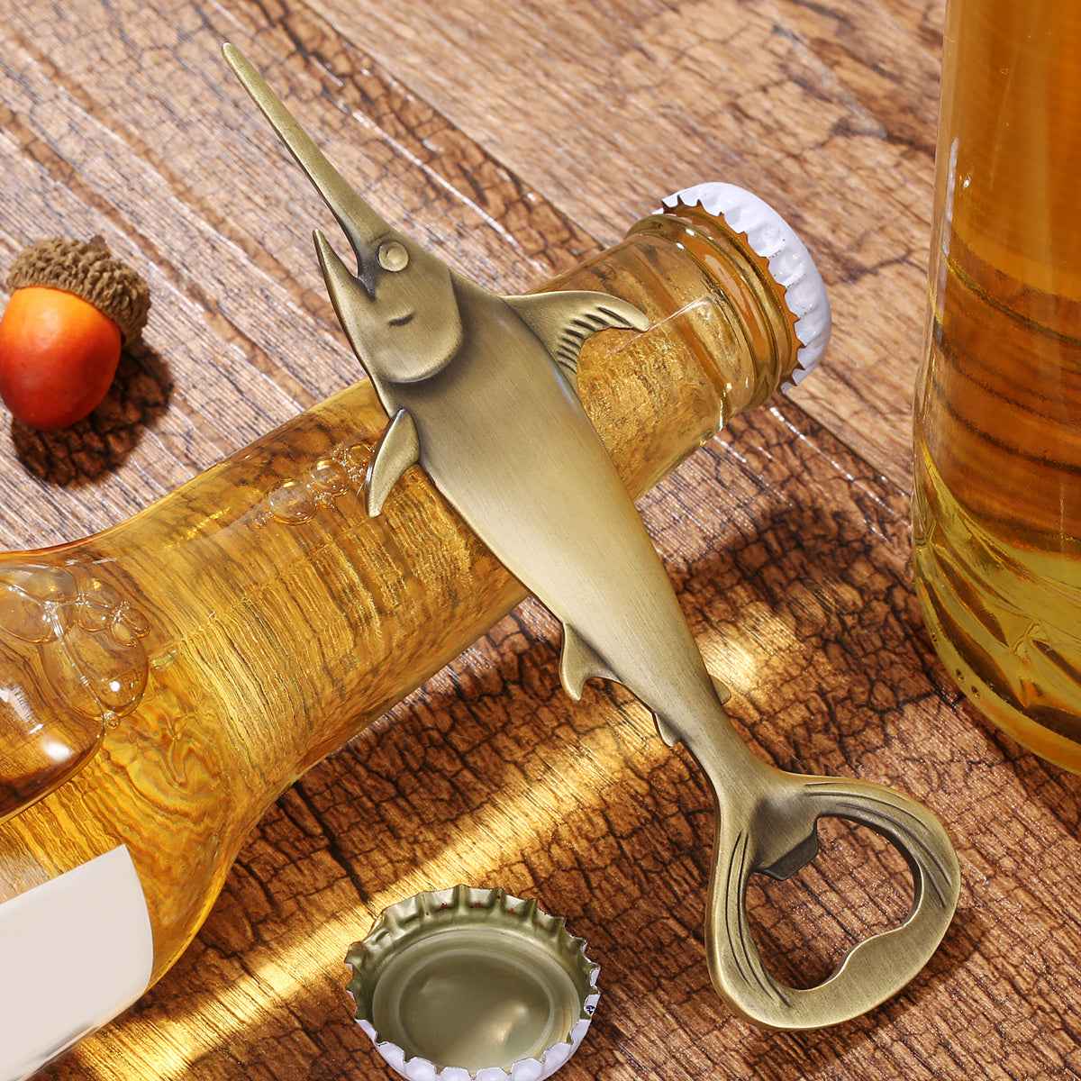 Creative Swordfish Handle Metal Beer Bottle Openers Kitchen Bar Accessories Tools Beer Gifts Beer Openors Kitchen Gadgets - Shopteufel