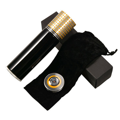 Tragbares Aufbewahrungsset für Zigarren aus Edelstahl