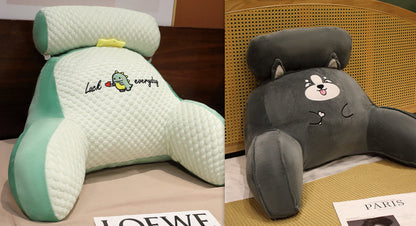 Sofakissen, flauschiges Mittagskissen, dreieckiges Lesekissen - Shopteufel