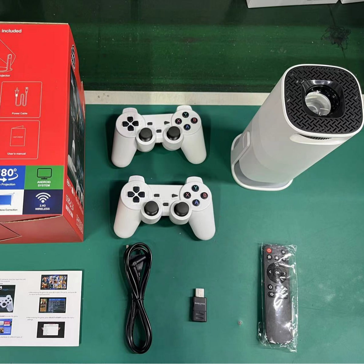 HD 4K-Spielprojektor – Klares und flüssiges Spielerlebnis