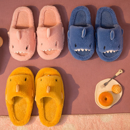 Haifisch-Hausschuhe, flauschige Hausschuhe für Damen und Herren