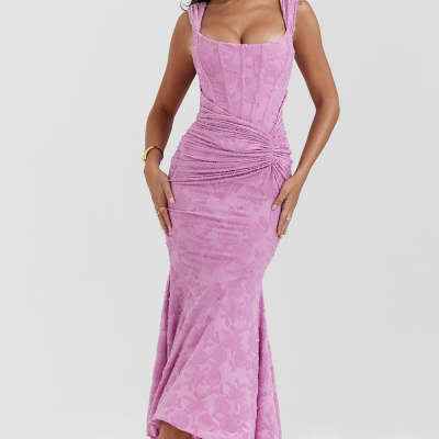 schulterfreies, rückenfreies, sexy Abendkleid für Damen - Shopteufel