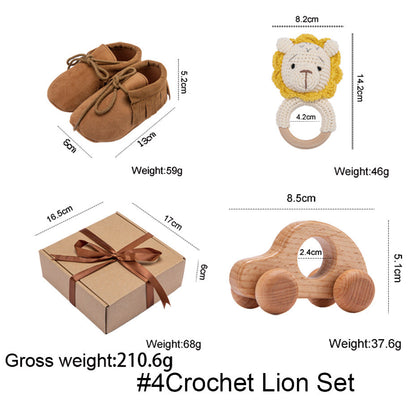 Baby-Geschenkbox-Set mit Badetüchern und Spielzeug - Shopteufel