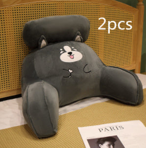 Sofakissen, flauschiges Mittagskissen, dreieckiges Lesekissen - Shopteufel