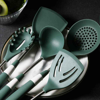 Silicone Spatula Kitchenware Spatula Set Kitchen Non-stick Cooking Spoon - Shopteufel