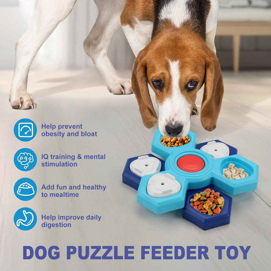 4 Layers Slow Feeder Puzzle Dog Bowls Assemble Slow Eating Bowl For Dogs Non-slip Interactive Dog Puzzle Game Slow Bowl Pet Products - Shopteufel