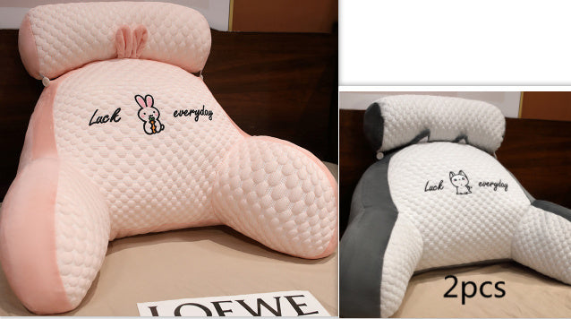 Sofakissen, flauschiges Mittagskissen, dreieckiges Lesekissen - Shopteufel