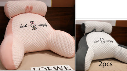 Sofakissen, flauschiges Mittagskissen, dreieckiges Lesekissen - Shopteufel