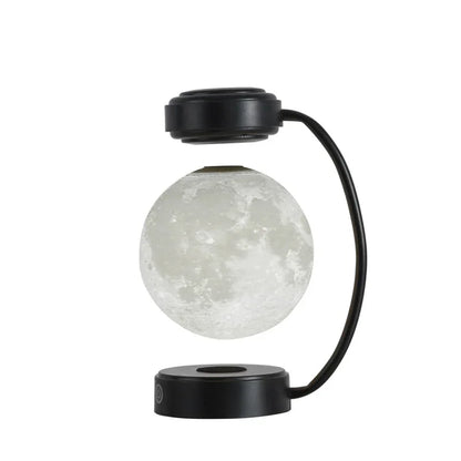 Kabellose 3D-LED-Mond-Nachtlampe mit magnetischer, schwebender und rotierender Kugel – ideal für Schule, Büro, Buchhandlung und Zuhause. - Shopteufel