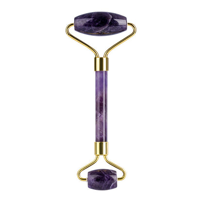 Amethyst-Roller-Set, herzförmiger Gua Sha Massager - Shopteufel