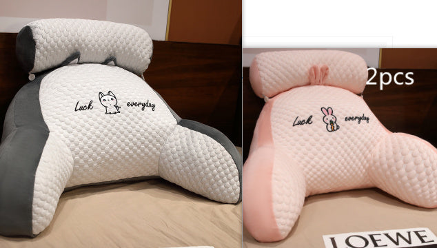 Sofakissen, flauschiges Mittagskissen, dreieckiges Lesekissen - Shopteufel