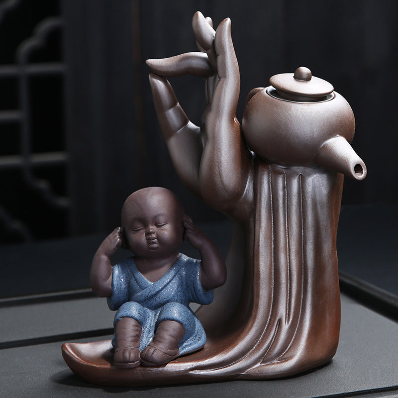 Ebony Ceremony Utensils Purple Sand Tea Set - Shopteufel