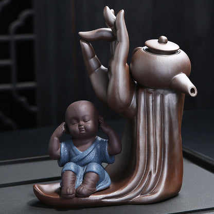 Ebony Ceremony Utensils Purple Sand Tea Set - Shopteufel