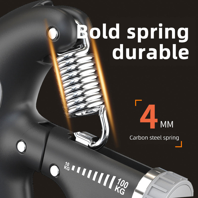 Intelligenter Zählgriff 10-100 kg, stufenlos verstellbar, professionelles Handtraining, Armmuskeltraining - Shopteufel