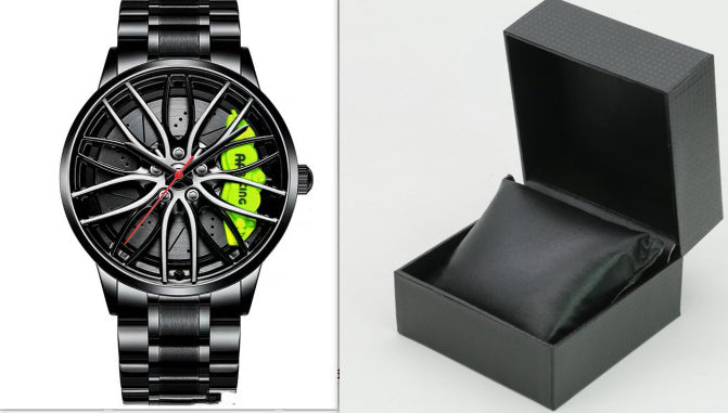 Automatic Movement Watch Waterproof Wheel Style Non-mechanical Watch - Shopteufel