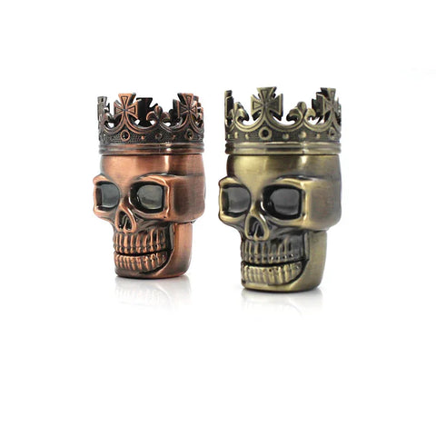 Ghost Head Smoke Eliminator 3-lagiger Zahnrad-Totenkopf-Metall-Grinder